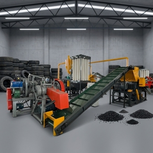 Linea Completa di Trituratori su Scala Piccola e Media per Pneumatici Usati, Produzione Locale di Granuli di Gomma - Product Image 1