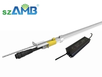 Éclairage LED T6 pour poulets, 1,2 m, 4W, IP67, sans scintillement, garantie 5 ans, système de cage, éclairage avicole