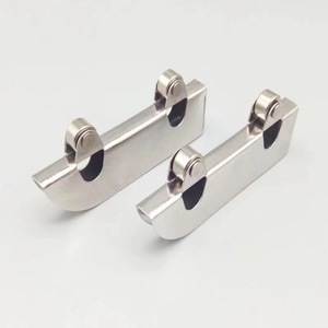Stainless Steel Glass Clamp Track 3-5mm Thick Secure Clamping Furniture Caster - Product Image 3