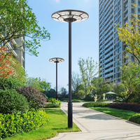 Lampes solaires LED rondes en alliage d'aluminium UFO, étanches IP65, 200W, certifiées ETL, pour jardin et route