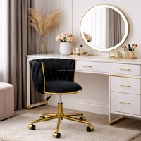 Chaise TUQ en velours moelleux tendance pour la dégustation de whisky, chaise pivotante d'angle pour barman, zone de préparation