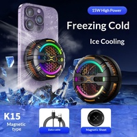 Refroidisseur magnétique pour téléphone à refroidissement par glace, réfrigération semi-conductrice pour le gaming, le streaming en direct, dispositif de refroidissement pour tablette, design léger