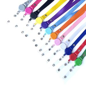 Cordon de cou rétractable Yoyo personnalisé avec logo, vierge et économique, pour exposition, avec porte-badge d'identification – Vente en gros - Product Image 3