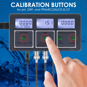 Medidor de pH Digital 8 en 1. ORP. Medidor de Conductividad EC, TDS, Salinidad, Gravedad Específica, CF y Temperatura en Línea con APP, Calibración de 3 Puntos, Almacenamiento de Datos por 30 Días - Product Image 5
