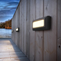 Lampe d'escalier d'angle étanche pour intérieur et extérieur, éclairage de marche d'escalier, 7W 6W, montage en surface, LED