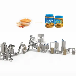 गर्म बिक्री Hummus बनाने की मशीन मूंगफली का मक्खन जाम सॉस काबुली चने का उत्पादन लाइन
