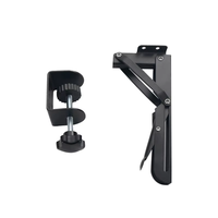 Support de clavier pliable sans perçage pour bureau d'ordinateur, extension de bureau en fer, fabriqué en Chine
