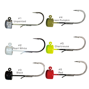 Bán Buôn Chất Lượng Cao Không Sơn Chì Ned <span class=keywords><strong>Jig</strong></span> Đầu Với Móc Đơn Cho Cá Trout Bass Cá Chép-Siêu Mạnh Mẽ Thu Hút Câu Cá Jigging Móc - Product Image 4