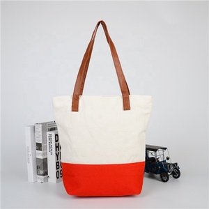 Sopurrrdy última moda de la mujer Lona de cuero hombro bolso de mano de algodón orgánico bolso bolsos de las señoras de bolso - Product Image 2