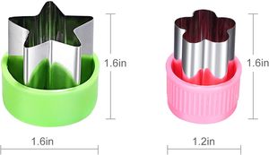 Kitchen Tools Metal Fruit <b>Cutters</b> Sandwich Mold Maker Fun Food Shapes-Cookie Vegetable <b>Bread</b> Mould Set - Product Image 6