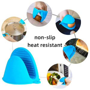 43g Thickened Heat Resistant Silicone <strong>Oven</strong> <strong>Mitts</strong> Anti Slip Soft Kitchen Baking <strong>Oven</strong> Gloves Cooking Pinch Grips <strong>Mitt</strong> - Product Image 3