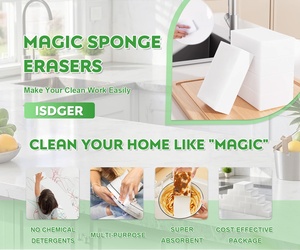 Éponge <span class=keywords><strong>magique</strong></span> haute densité à prix d'usine, en vrac, pour le nettoyage des taches murales, éponge <span class=keywords><strong>effaceur</strong></span> en mélamine compressée, nano-éponge <span class=keywords><strong>effaceur</strong></span> - Product Image 6