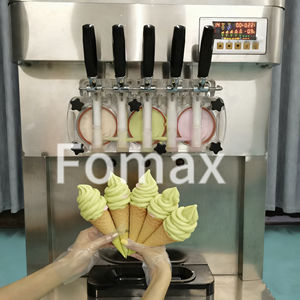 เครื่องทำไอศกรีมทรงกรวยขนาดเล็กแบบนุ่มและเสิร์ฟแบบนุ่มรสชาติต่อเนื่อง - Product Image 3