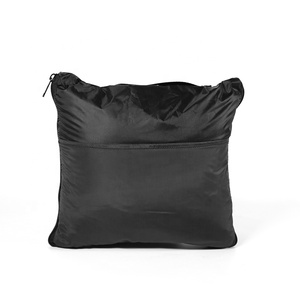 OEM de fábrica de <span class=keywords><strong>lana</strong></span> de Coral de avión, manta de viaje con bolsillo <span class=keywords><strong>y</strong></span> cremallera/ - Product Image 3