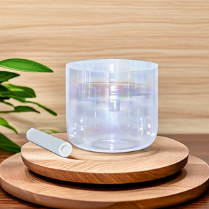 Cuenco de Cristal Alquímico, Kit de Meditación/Sonoterapia, que Aborda las Preocupaciones de los Clientes sobre la Ansiedad y el Insomnio - Product Image 1
