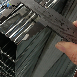 16 máy đo thép Mũ kênh kim loại furring hệ thống ánh sáng đo khung thép nhà mạ kẽm U kênh vách thạch cao theo dõi <span class=keywords><strong>Stud</strong></span> phân vùng - Product Image 6