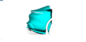 Diffusore Posteriore Inferiore in Fibra di Carbonio Secca per Porsche <span class=keywords><strong>Taycan</strong></span> 911 Sedan 4 Porte 2019-2021 - Product Image 2