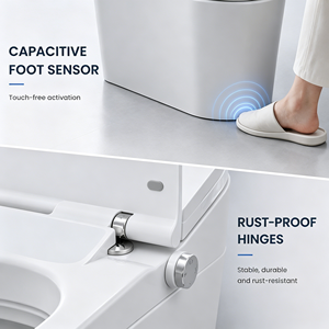 Inodoro Inteligente de Lujo para el Hogar con Función de SPA Frío y Caliente, Montado en el Suelo, con Sensor de Área Completa, Inodoro Inteligente de Cerámica - Product Image 5
