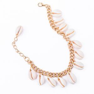 Natural Seashell Necklace <b>Choker</b> Gold Chain Beach Style Fashion Jewelry For Women Summer Accessory - Product Image 3