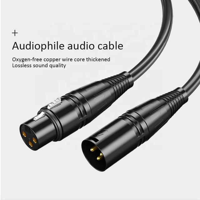 Professional HIFI 3 Pin XLR Male to Female Audio Cable High Quality Copper Microphone Speaker XLR Cable