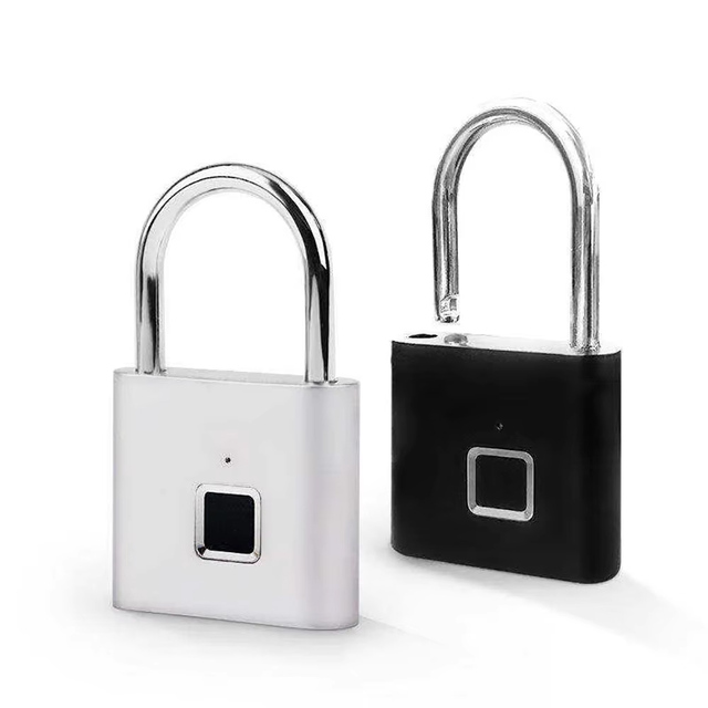 Locstar Portable Travel Luggage Suitcase Keyless Security Door Locks Usb Rechargeable Smart Fingerprint Pad Lock Padlock