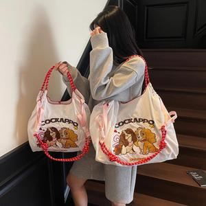2 tailles disponibles Sac à main pour femme Grande capacité Sac de voyage Sac de shopping pour l'extérieur Design de logo personnalisé - Product Image 1