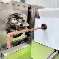 Máquina CNC para Procesamiento de Barras Colectoras, Alimentación Servo Automática, Doblado Vertical Plano ±0.1mm, Punzonado y Corte 3 en 1, Dobladora de Barras de Cobre