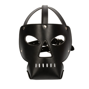 Sex Toys Men Restraint Headgear Couples Sexy Harness PU Leather Face Gear Adjustable Metal Buckles Halloween Party Masque <strong>Hood</strong>% - Product Image 1