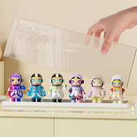 Présentoir pour Blind Box Modèle Mart 072 en Acrylique Transparent Anti-poussière, Vitrine de Rangement pour Figurines et Statuettes Mignonnes
