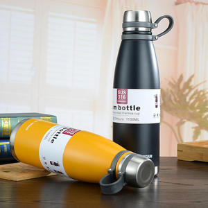 नई पानी की बोतल पोर्टेबल स्पोर्ट्स बड़ी क्षमता 304 स्टेनलेस स्टील वैक्यूम इन्सुलेट कप के साथ पोर्टेबल रस्सी पानी कप विशाल कप विशाल कप - Product Image 1