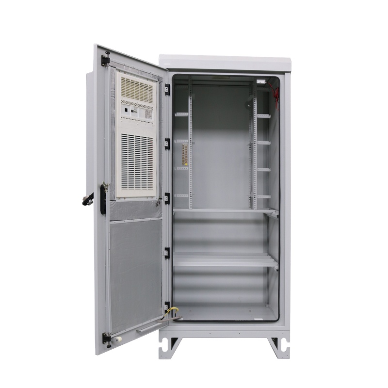 outdoor double door storage cabinet for networking equipment
