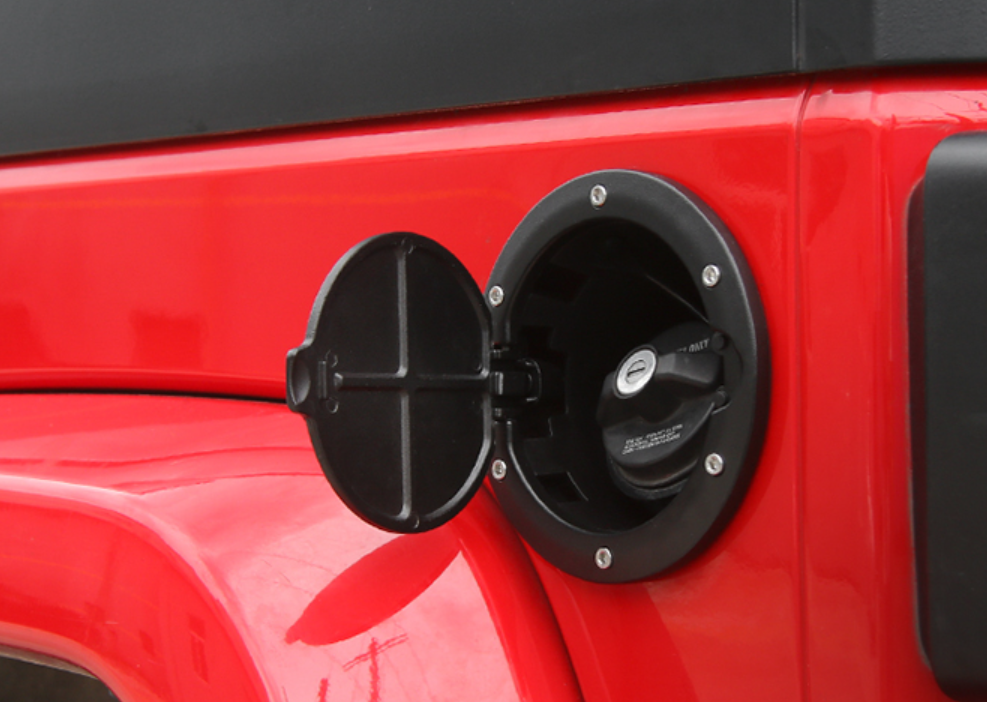 Fuel Tanks Cover For JEEP Wrangler 07-18 Car Exterior Accessories Gas Door Cover