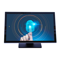 Écran tactile capacitif de 27 pouces avec entrée VGA, montage mural VESA ou utilisation sur bureau