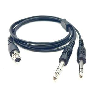 ชุดหูฟังการบินตัดเสียงรบกวน ชุดหูฟังนักบินเครื่องบิน อุปกรณ์เสริมการบินระดับมืออาชีพ - Product Image 2