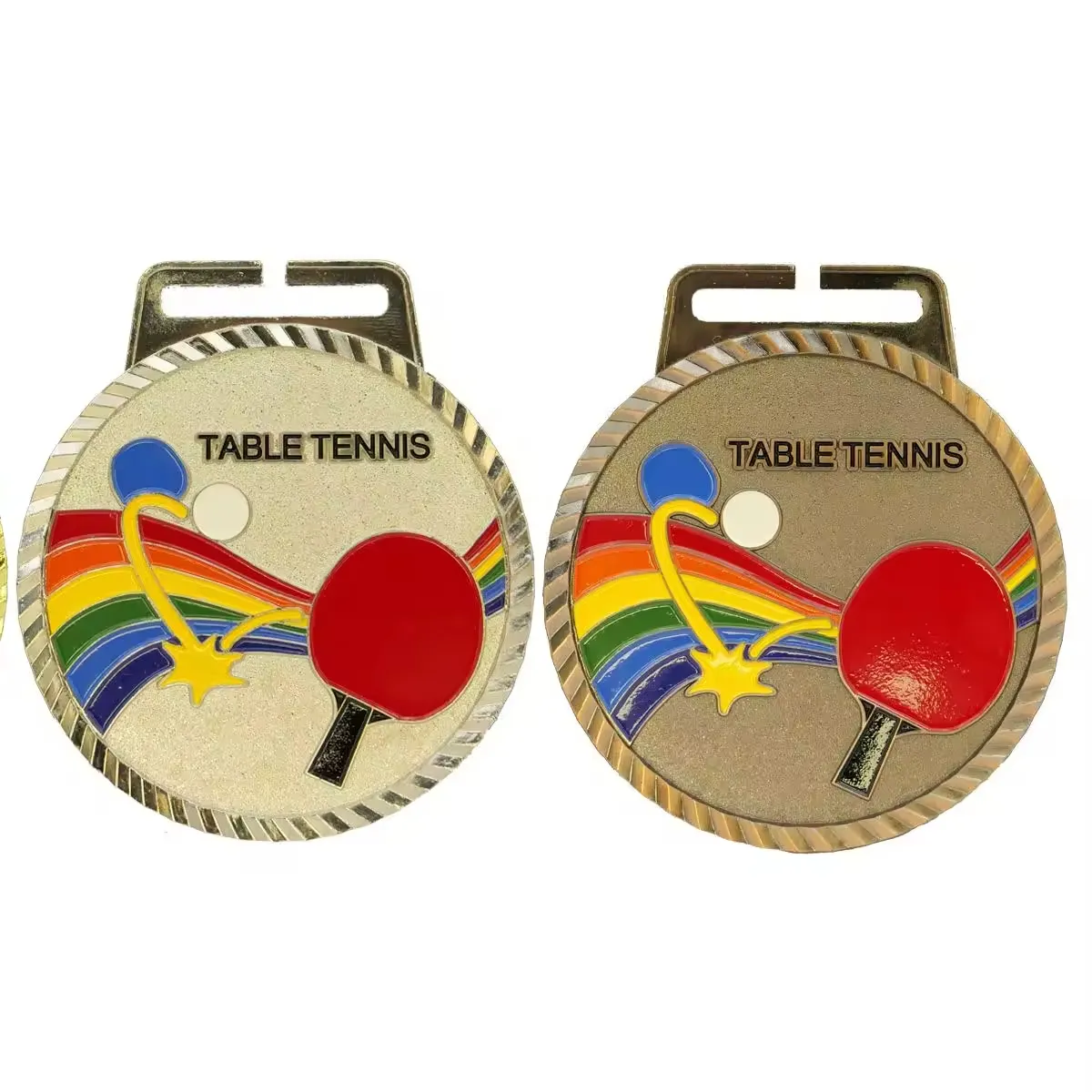 Medaglia di calcio in metallo personalizzato 5K medaglia d'oro bronzo 3D Logo premio di fusione medaglie nastro alluminio-maratona che corre medaglie sportive
