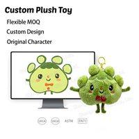 Jouets en peluche personnalisés 10 cm, porte-clés en peluche mignons, haute qualité, OEM ODM, rembourrage en coton PP