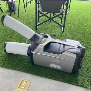 مكيف هواء كهربائي مبتكر للخيم 220 فولت، مبرد هواء خارجي ومروحة للتخييم، مكيف هواء صغير محمول - Product Image 4