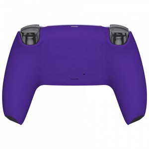 Coque arrière de remplacement personnalisée en gros, douce au toucher, violet foncé, pour manette sans fil PS5 - Product Image 2