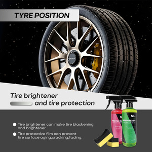 2024 OEM/ODM Kit d'Entretien Automobile Accessoires Universels Nettoyage Externe Pneu Peinture en Aérosol Polish <span class=keywords><strong>Carrosserie</strong></span> Autres Kits de Nettoyage Auto - Product Image 2