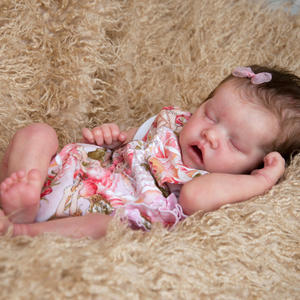 18 pulgadas 45cm Twin Reborn Baby Doll Girl Toy Real Sleeping Live Bebe Reborn Newborn Model Toy Soft Fashion Doll - Product Image 5
