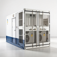 Conteneur de centre de données modulaire 40 pieds, solution clé en main à refroidissement par air, prix usine pour cluster de formation GPU