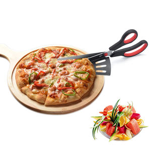 Venda quente Cozinha Ferramentas Cortador De <span class=keywords><strong>Pizza</strong></span> Tesoura Com Non-stick Servindo Espátula Turner <span class=keywords><strong>Pizza</strong></span> Slicer - Product Image 3