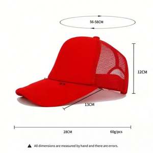 Casquettes de camionneur en maille à 5 panneaux pour hommes, de haute qualité, personnalisables avec votre propre logo brodé en 3D, design classique, vente en gros - Product Image 4