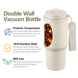 Mug à café en acier inoxydable de haute qualité, 750 ml, avec couvercle, pour une rétention de chaleur optimale, portable, idéal pour les voyages - Product Image 4