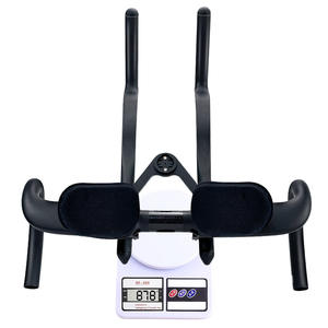 Guidon de route en carbone Barre de repos de <span class=keywords><strong>vélo</strong></span> TT Guidon de course de <span class=keywords><strong>vélo</strong></span> 31.8mm Poignées de <span class=keywords><strong>triathlon</strong></span> en carbone - Product Image 3