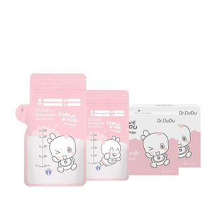 Bolsa para Almacenamiento de Leche Materna Dr.<span class=keywords><strong>DuDu</strong></span>, Libre de BPA, Preesterilizada, con Doble Cierre, Bolsa Vertical, Material Congelable Esterilizado, PET+<span class=keywords><strong>PE</strong></span> - Product Image 1