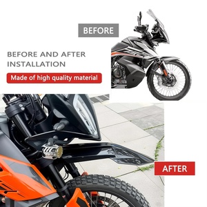 2019-2024 <span class=keywords><strong>KTM790</strong></span> ADV Motocicletas Sistema de carrocería Accesorio Guardabarros alto Guardabarros delantero Cubierta contra salpicaduras Protector Motocicletas de aventura - Product Image 5