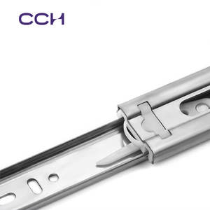 Fabricant Vente en gros Armoire à tiroirs coulissants à triple pli 10cm-<span class=keywords><strong>1m</strong></span> Glissière à tiroirs silencieuse - Product Image 3