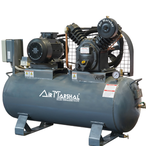 Compresor de Aire de Pistón Industrial Accionado por Correa, 8 Bar, 220 V, 3 Cilindros, Compresor Portátil para Uso en Talleres - Product Image 1
