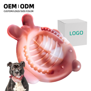 थोक क्रिसमस कुत्ते रबर खिलौना टूथब्रश इको फ्रेंडली कस्टम टिकाऊ चिकन कुत्तों के लिए क्रिसमस उपहार - Product Image 1